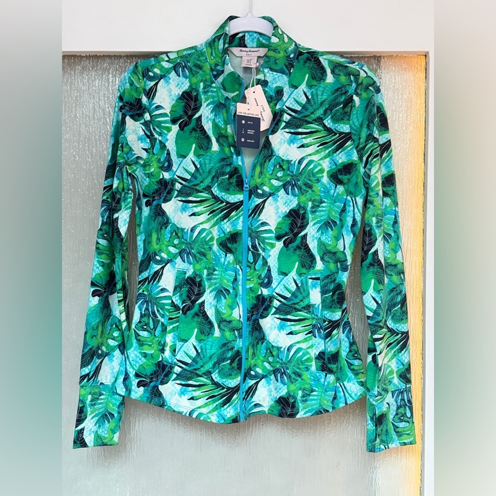 *TOMMY BAHAMA UPF 50 Golf Long Sleeve Active Zip Up Jacket NWT - Picture 3 of 8
